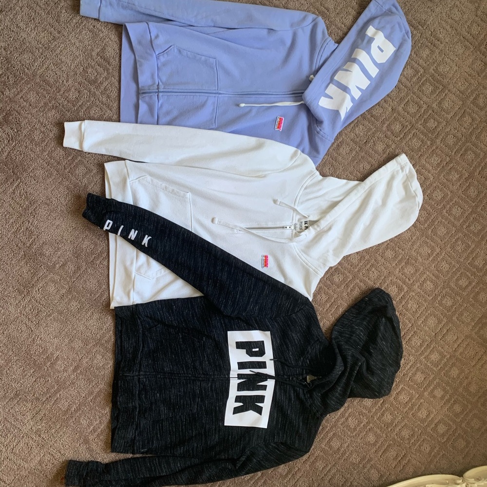 PINK  Zip Ups